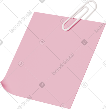 Pink sticky note PNG, SVG