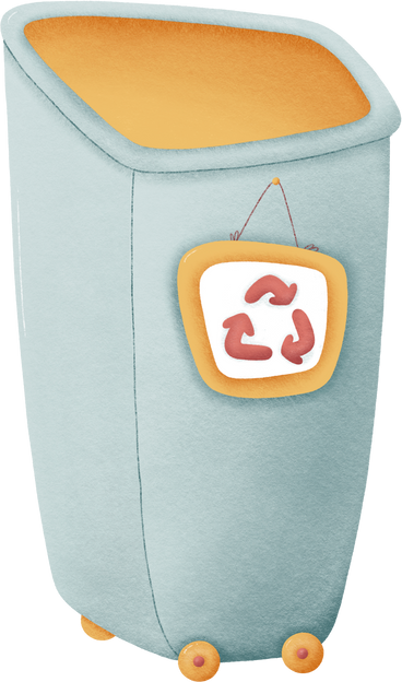 recycling container PNG, SVG
