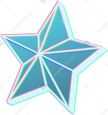 grande stella PNG, SVG