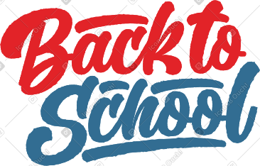 Lettering back to school PNG, SVG