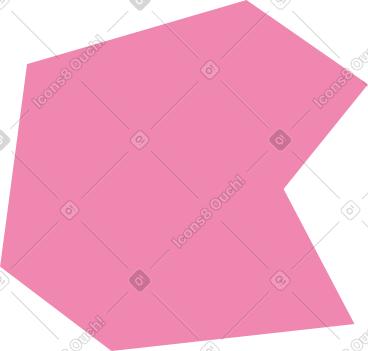 Pink polygon PNG, SVG