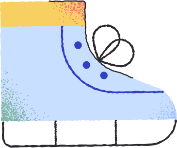 ice skate PNG, SVG