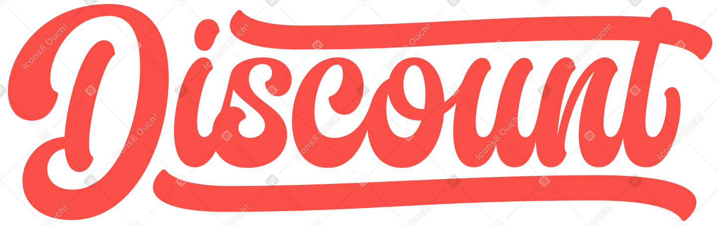 Schriftzug rabatt rot PNG, SVG