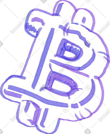 Bitcoin balloon PNG, SVG
