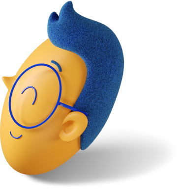 Side view of a winking boy's head turned left PNG, SVG