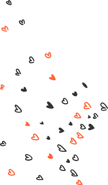 Corações de fundo PNG, SVG