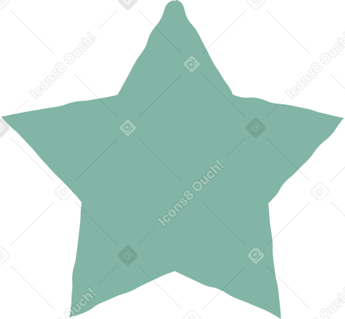 Estrela verde PNG, SVG