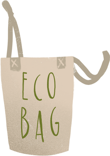 eco bag PNG, SVG