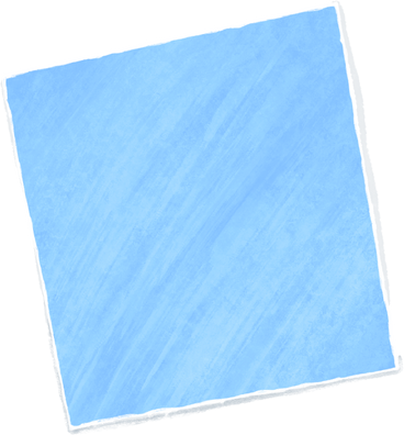 blue square piece of paper PNG、SVG