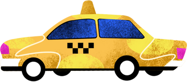 yellow texture taxi PNG, SVG