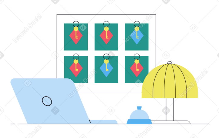 Reception Illustration in PNG, SVG