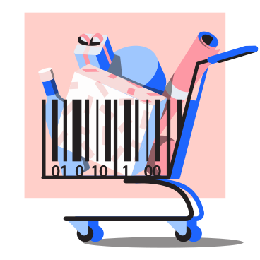 Black friday, full shopping cart  PNG, SVG