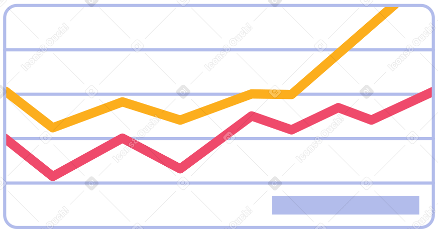 graph with curve Illustration in PNG, SVG