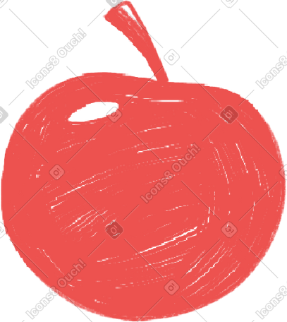 red apple PNG, SVG