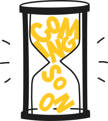 lettering coming soon in hourglass text PNG, SVG