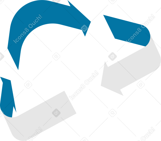recycling symbol Illustration in PNG, SVG