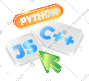 编程语言：python、js、c++ PNG, SVG