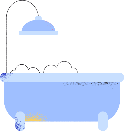 bubble bath Illustration in PNG, SVG