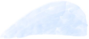 blue watercolor slope PNG, SVG