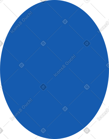 Blue ellipse PNG, SVG