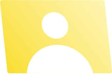 노란색 직사각형 사용자 아이콘 PNG, SVG