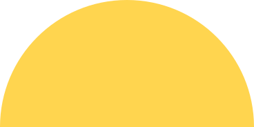 Semicircle yellow PNG, SVG