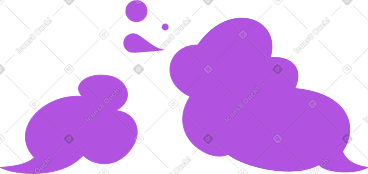 Rear dark purple drop PNG, SVG