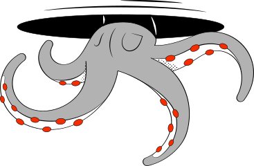 octopus tentacles PNG, SVG