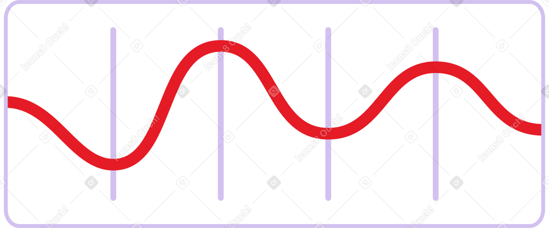 graph with curve PNG、SVG