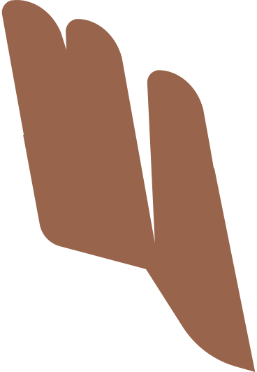 Fingers woman holding something PNG、SVG