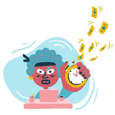 Time is money PNG, SVG