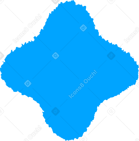 quatrefoil sky blue Illustration in PNG, SVG