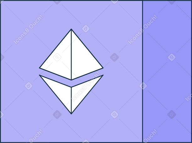 box with ethereum sign PNG, SVG