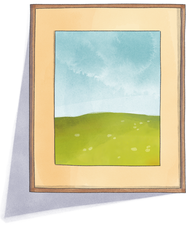 landscape painting PNG, SVG
