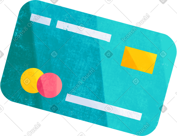 blue debit plastic card PNG, SVG