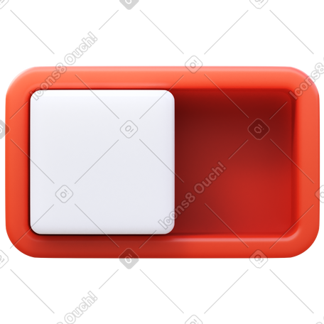 3D switch off PNG, SVG