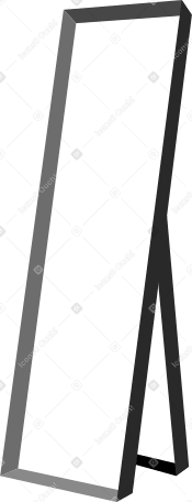 floor rectangular mirror Illustration in PNG, SVG