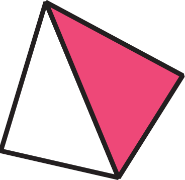 tetrahedron PNG, SVG