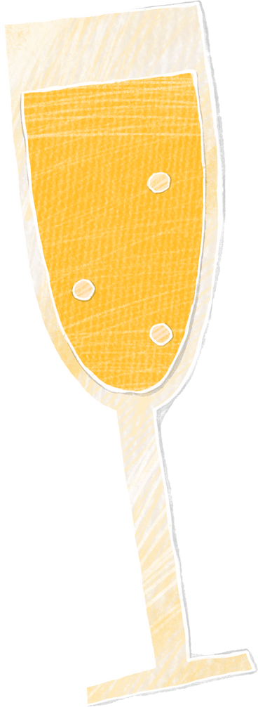 champagne glass PNG, SVG