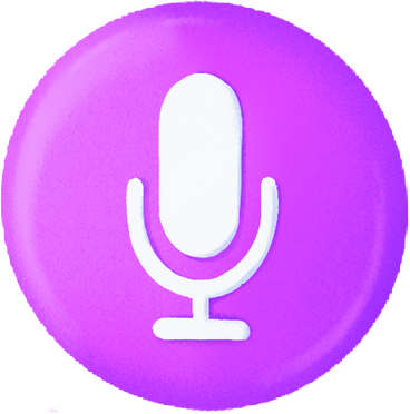 purple round button with sound icon PNG, SVG