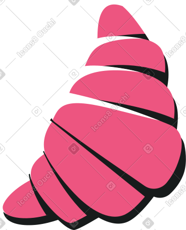 French croissant PNG, SVG