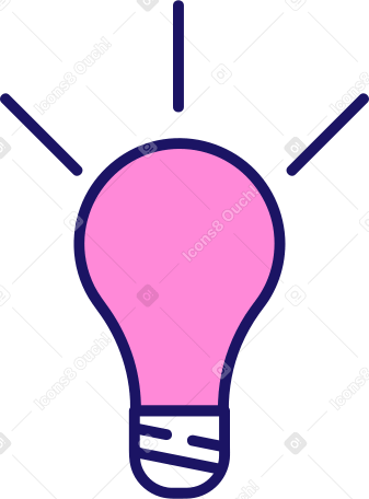 electric light bulb sign ideas Illustration in PNG, SVG