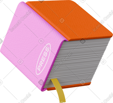 Chunky book PNG, SVG