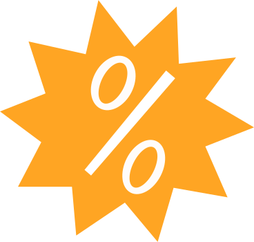 multi-pointed star with percentages PNG, SVG