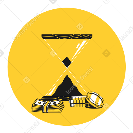 Time is money PNG, SVG