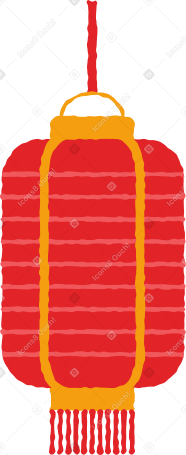 lantern rectangle with fringe PNG, SVG