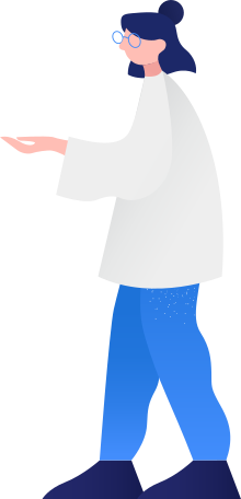 scientist Illustration in PNG, SVG