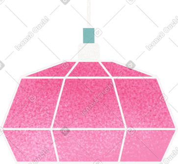 Pink modern lamp PNG, SVG