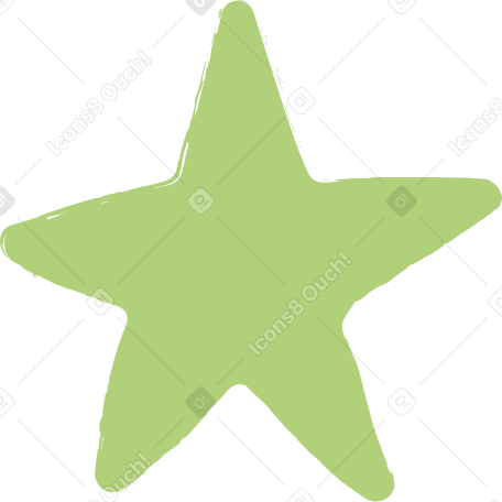 green star PNG、SVG