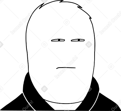 doodle character doubting something PNG, SVG